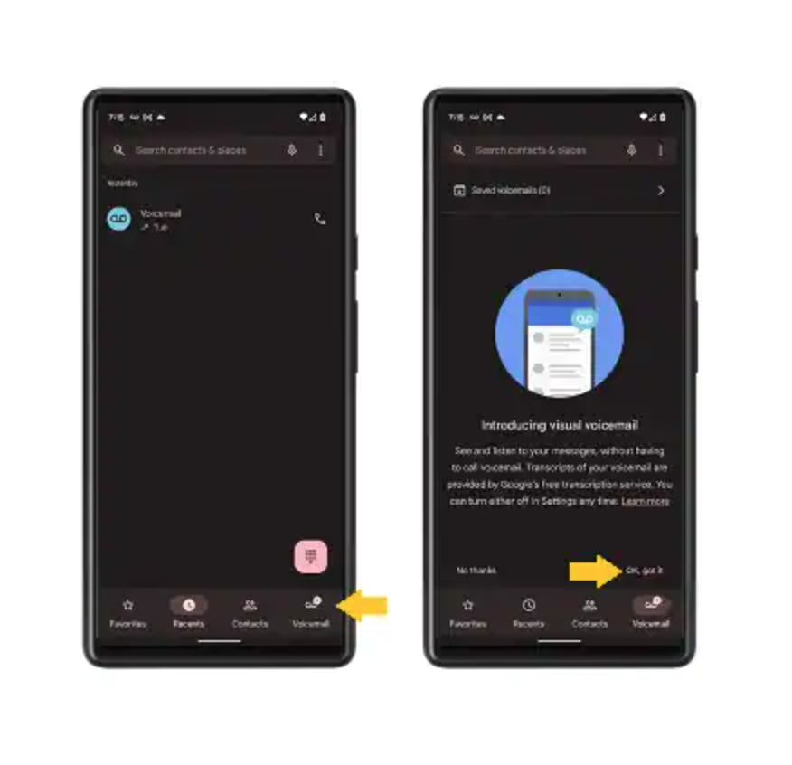 set up voicemail on pixel 6 pro