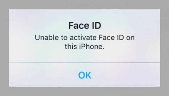 face id not working iphone